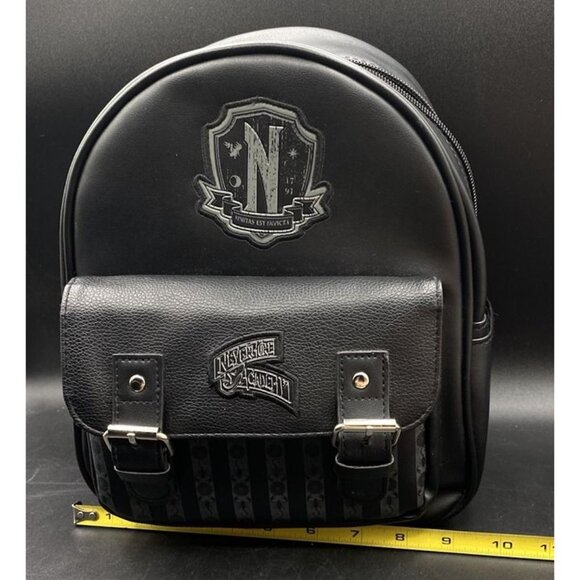THE ADDAMS FAMILY Wednesday Addams Nevermore Cosplay Backpack - Picture 8 of 8